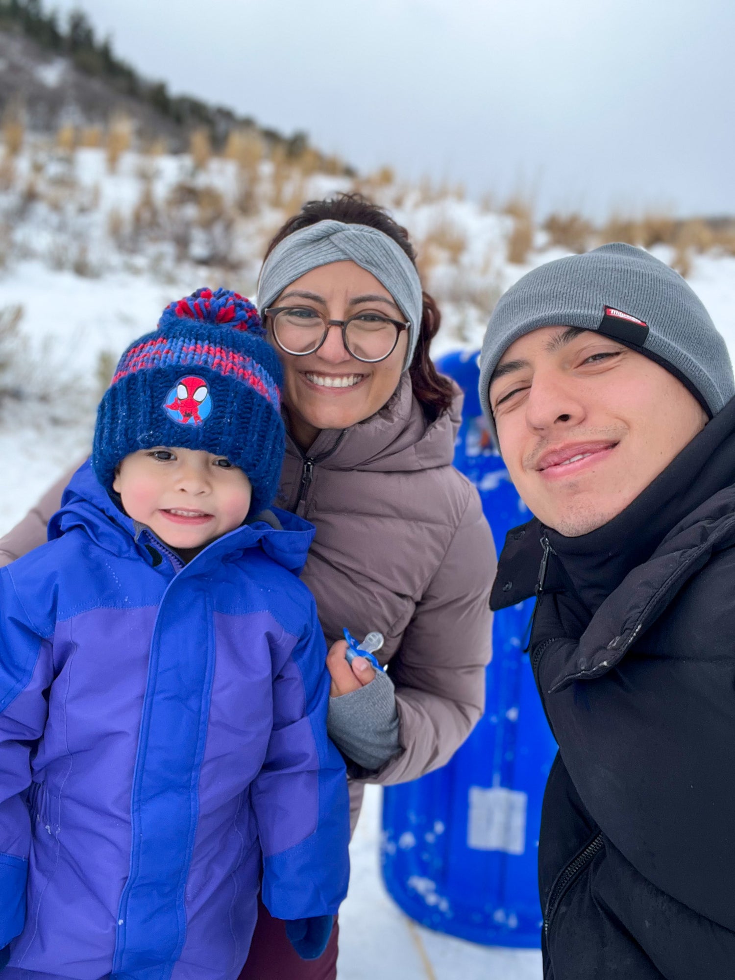Owner of PC DesignScapes, with her family in Park City